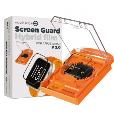 Mobile Origin Screen Guard Hybrid film με κιτ εγκατάστασης για Apple Watch Series 6/5/4/SE - 40mm - SGA-AW40